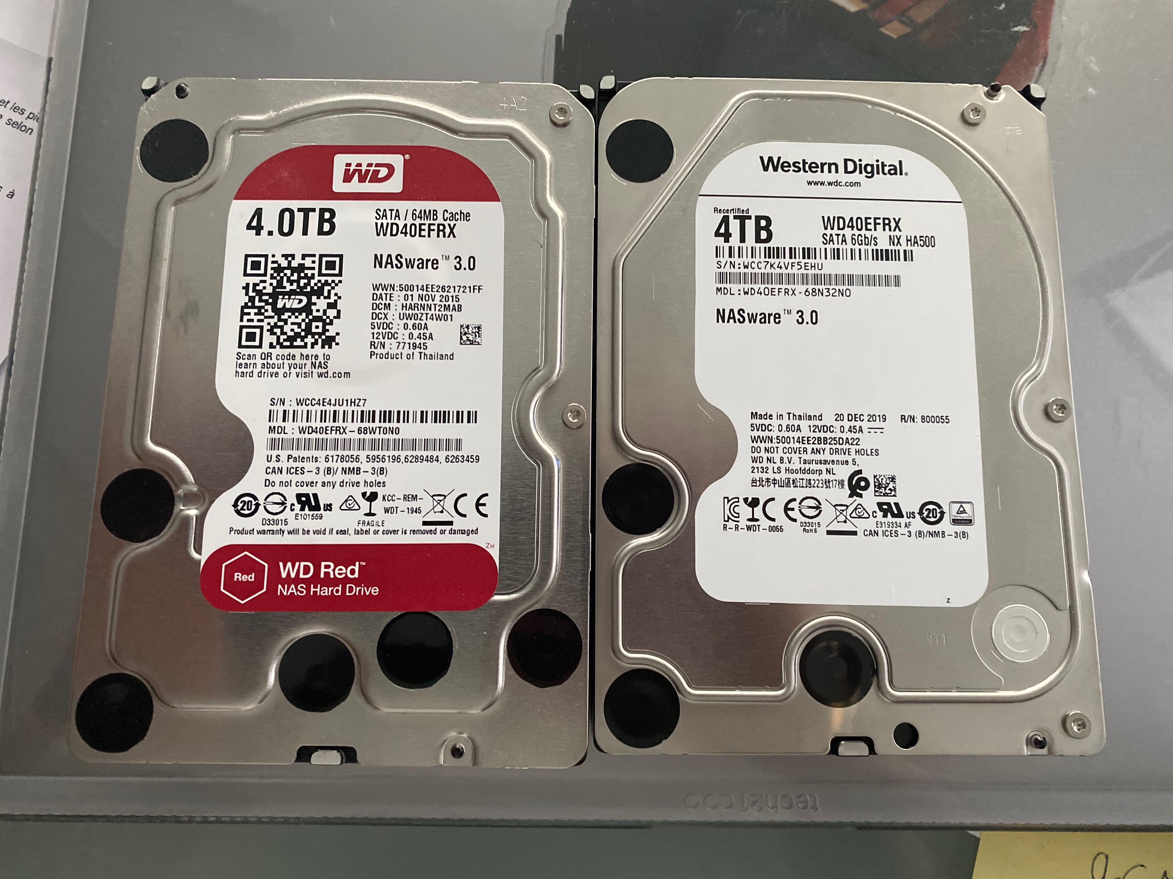 Disque dur Western Digital recertifié